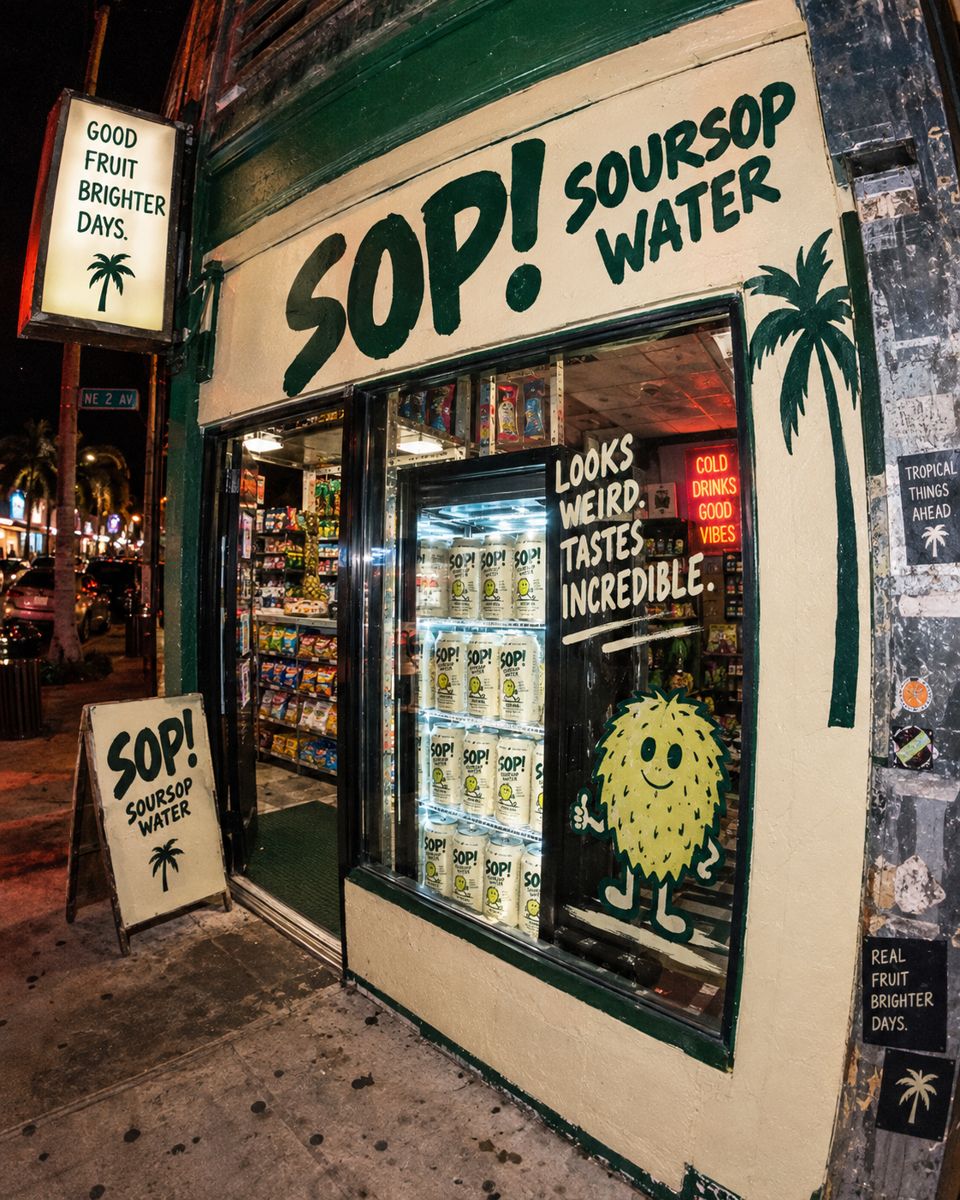 Late-night corner store run